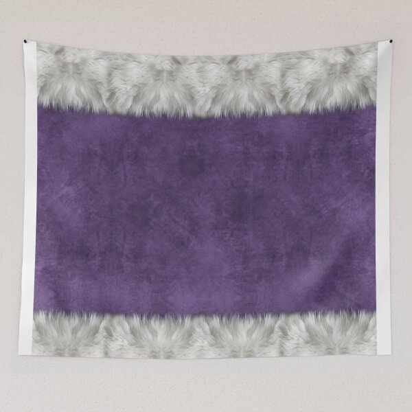 Aperçu de l'œuvre Père Noël - Velours - Violet créée et vendue par L'Atelier de Milu.