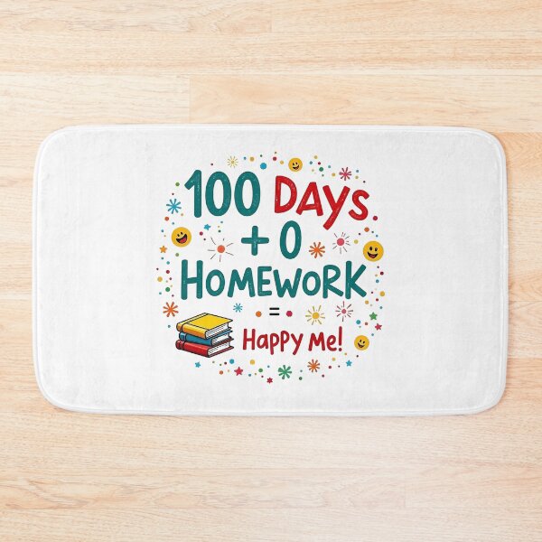 Item preview, funny quotes , 100 days of school , 100 days +0 homework = happy me  designed and sold by venavar.