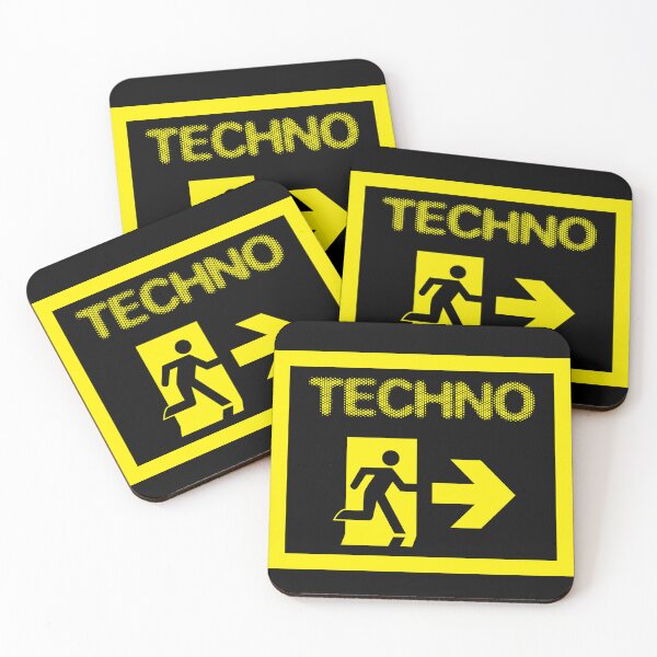Item preview, Techno. Apparel and more for EDM electronic music lovers designed and sold by Boogeyman Bill.