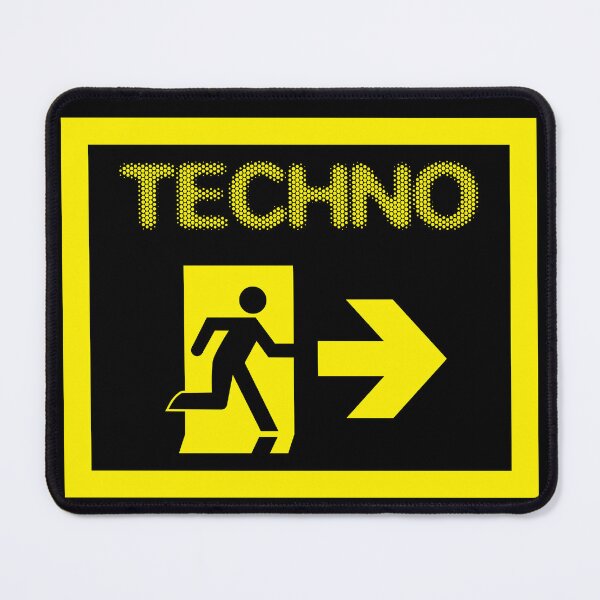 Item preview, Techno. Apparel and more for EDM electronic music lovers designed and sold by Boogeyman Bill.