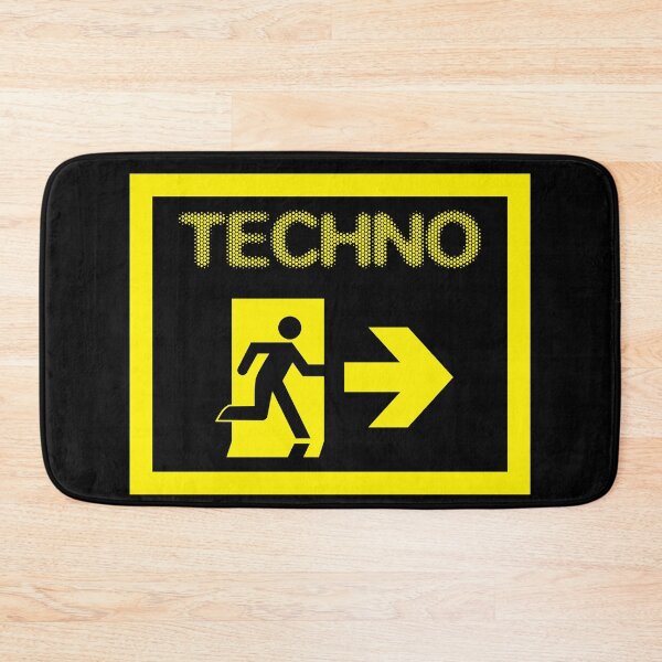Item preview, Techno. Apparel and more for EDM electronic music lovers designed and sold by Boogeyman Bill.