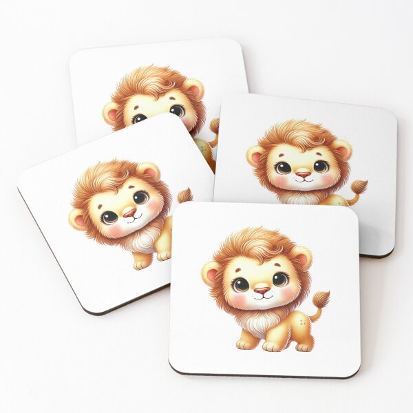Item preview, Cute Baby Lion Illustration Art designed and sold by Little Care Studio.