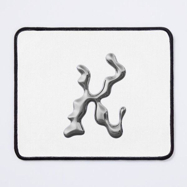 Item preview, SILVER K LETTER CHROME DESIGN! designed and sold by MeBrokeStudent.