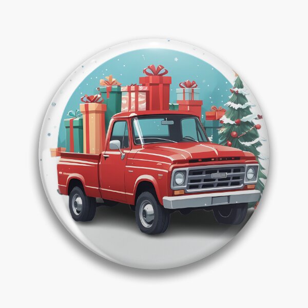 Item preview, Pickup truck with gifts designed and sold by AnnaTymosh.