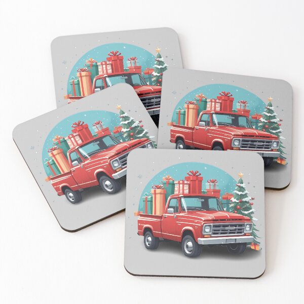 Item preview, Pickup truck with gifts designed and sold by AnnaTymosh.