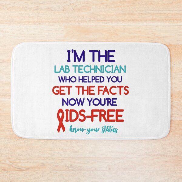 Item preview, Lab technician AIDS awareness humor  designed and sold by Abibless1998.