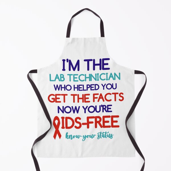 Item preview, Lab technician AIDS awareness humor  designed and sold by Abibless1998.