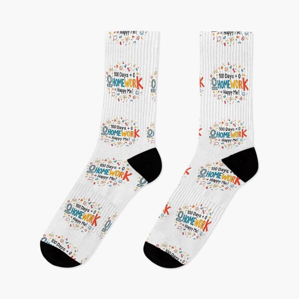 Item preview, funny quotes , 100 days of school , 100 days +0 homework = happy me designed and sold by venavar.