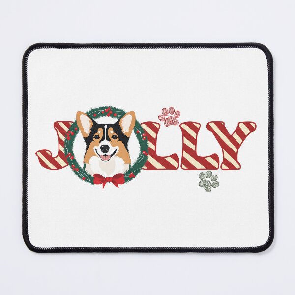 Item preview, Jolly Christmas - Welsh Corgi Cardigan Nose Edition designed and sold by GoodyPaws.