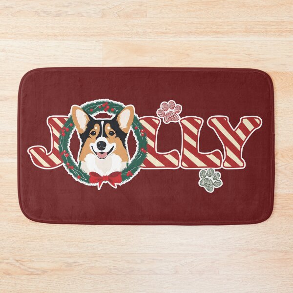 Item preview, Jolly Christmas - Welsh Corgi Cardigan Nose Edition designed and sold by GoodyPaws.