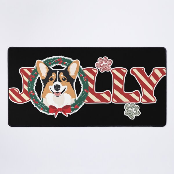 Item preview, Jolly Christmas - Welsh Corgi Cardigan Nose Edition designed and sold by GoodyPaws.