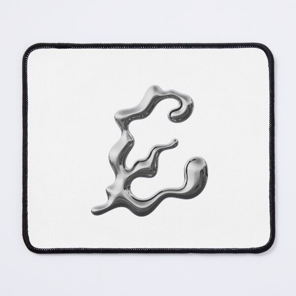 Item preview, SILVER E LETTER CHROME DESIGN! designed and sold by MeBrokeStudent.