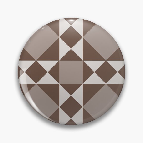 Item preview, Geometric Pattern: Southwark: Brownstone designed and sold by Red Wolf.