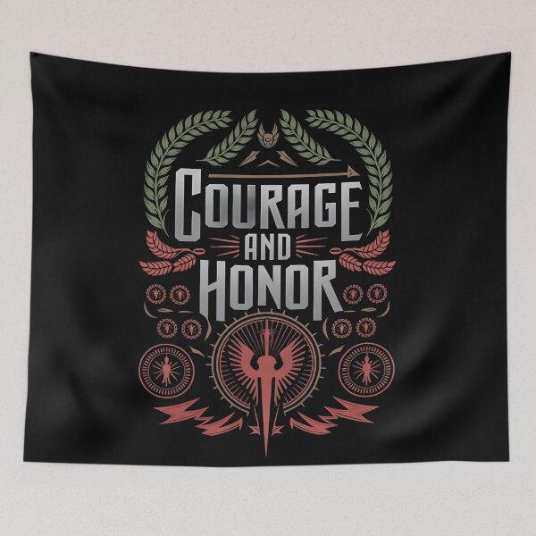 Item preview, Courage and Honor designed and sold by Dilwish5.