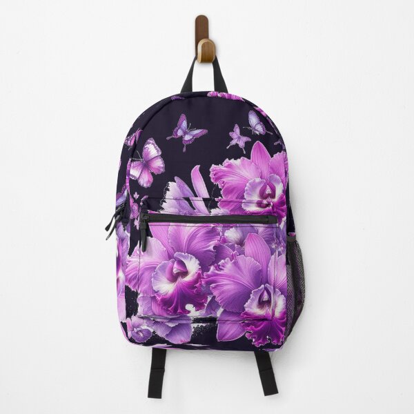 Item preview, Cattleya Orchids pink and butterfy designed and sold by Nanthanon.