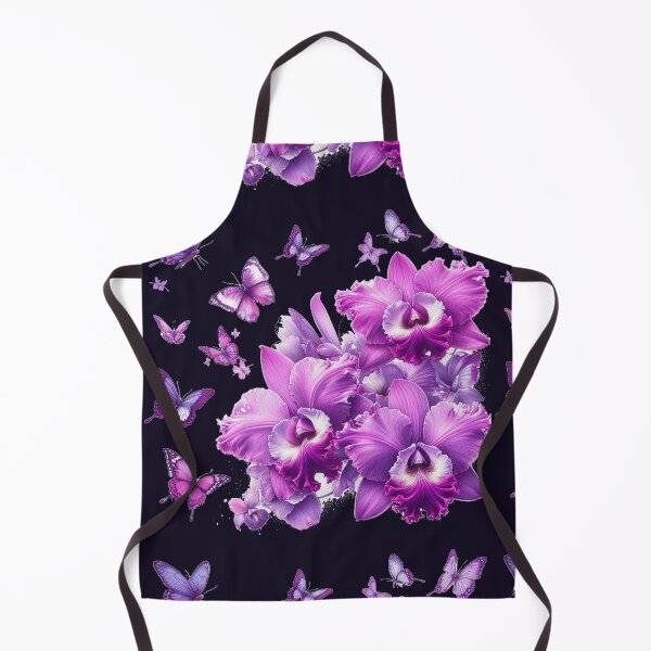 Item preview, Cattleya Orchids pink and butterfy designed and sold by Nanthanon.