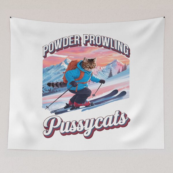 Item preview, Powder prowling - freestyling - Cat skiing - Paws in powder designed and sold by JansenGS.
