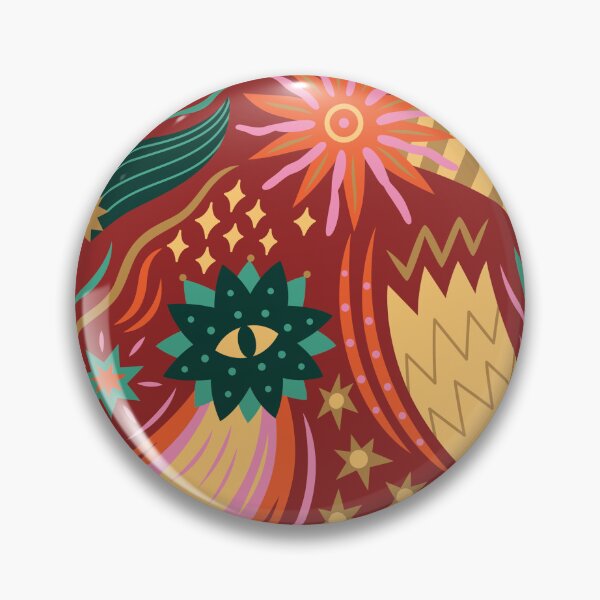 Item preview, Christmas stars on red designed and sold by PenguinHouse.