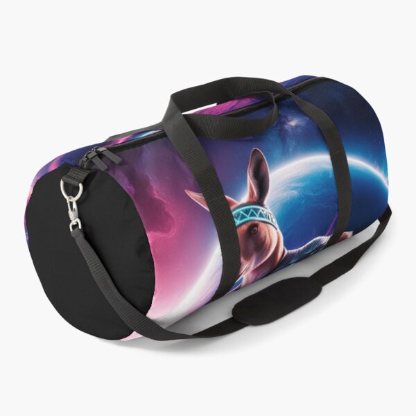 Item preview, Canguro futurista jugando al rugby en la Arena Cósmica designed and sold by MrTrendyDesigns.