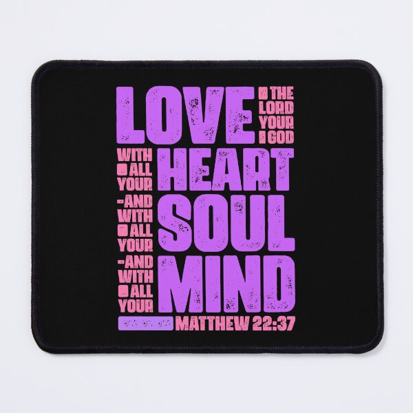 Item preview, Matthew 22:37 Love The Lord Your God With All Your Heart designed and sold by plushism.