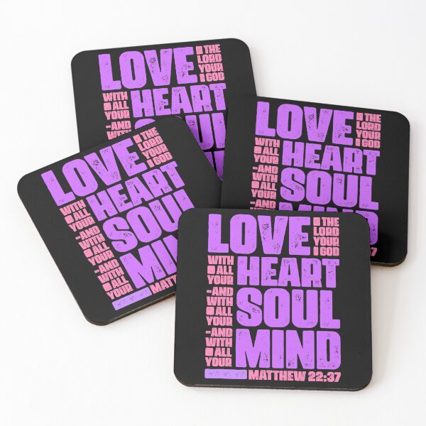 Item preview, Matthew 22:37 Love The Lord Your God With All Your Heart designed and sold by plushism.