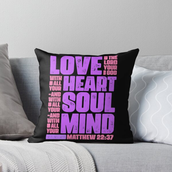 Item preview, Matthew 22:37 Love The Lord Your God With All Your Heart designed and sold by plushism.