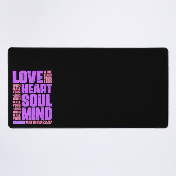 Item preview, Matthew 22:37 Love The Lord Your God With All Your Heart designed and sold by plushism.