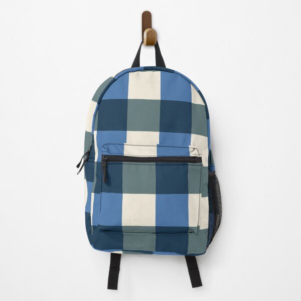 Aperçu de l'œuvre Gingham in bleu créée et vendue par Hélène Carmona.