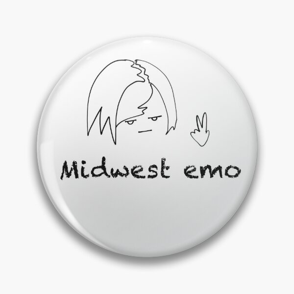 Item preview, Midwest emo peace sign guy  designed and sold by tenkenryujin.