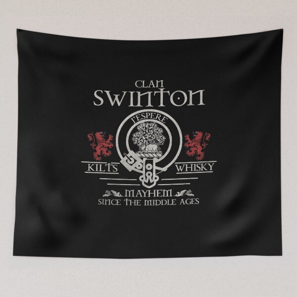 Artikelvorschau, Clan Swinton Tartan Wappen Familientreffen Highland Games entworfen und verkauft von Clan1093.