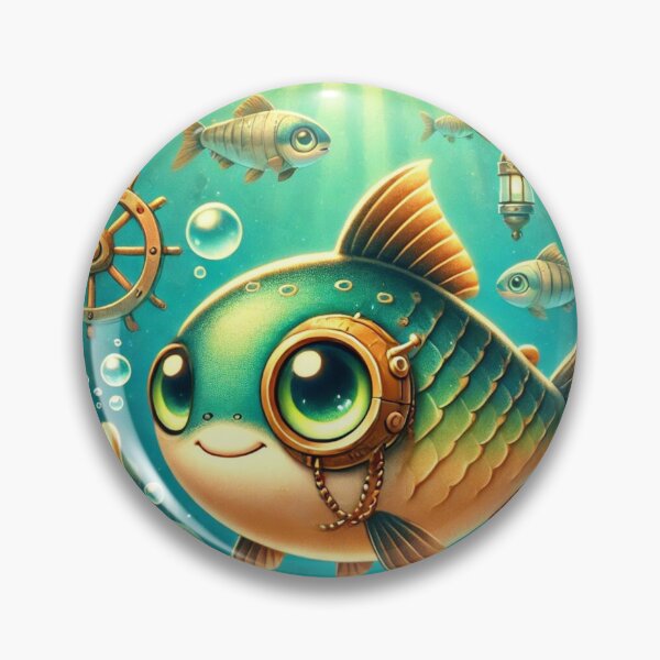 Item preview, Steampunk Keta Salmon designed and sold by Sillytoe.