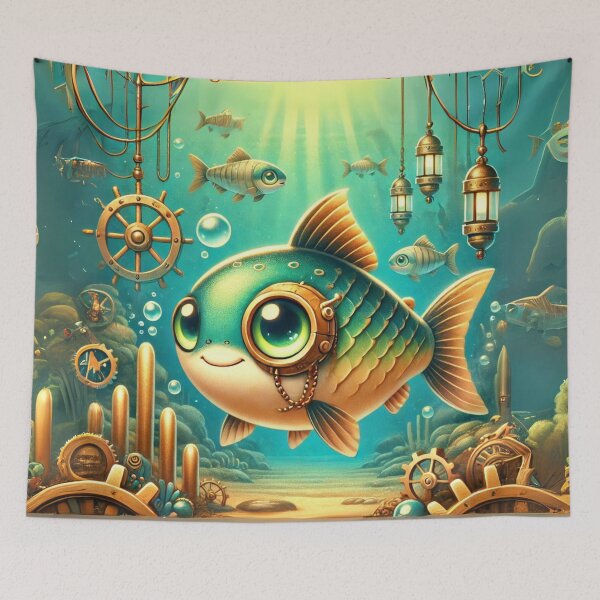 Item preview, Steampunk Keta Salmon designed and sold by Sillytoe.
