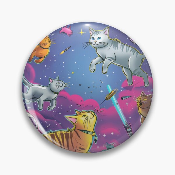 Item preview, Playful Space Cats in Artistic Illustrations designed and sold by Piotrek0001.