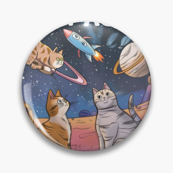 Item preview, Heroic Feline Explorers Among the Stars designed and sold by Piotrek0001.