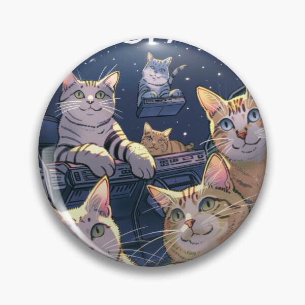Item preview, Whimsical Cats in Outer Space Adventures designed and sold by Piotrek0001.