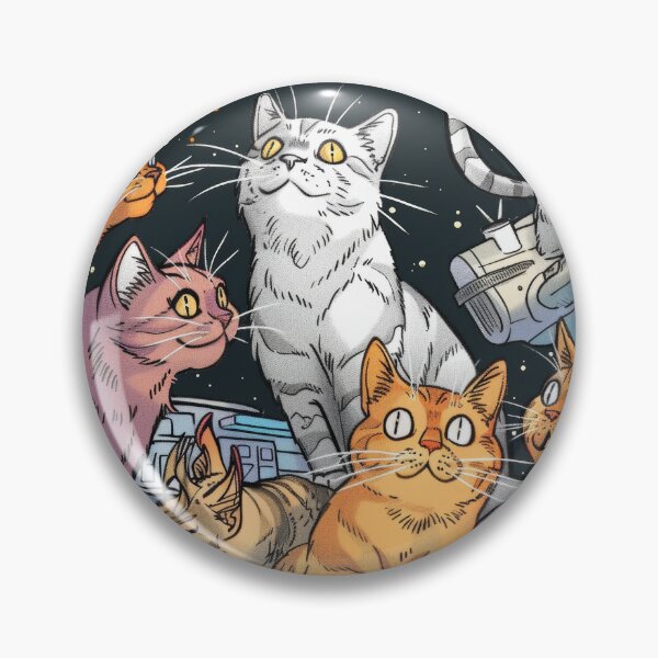 Artikelvorschau, Dynamische Katzenporträts in galaktischen Umgebungen entworfen und verkauft von Piotrek0001.