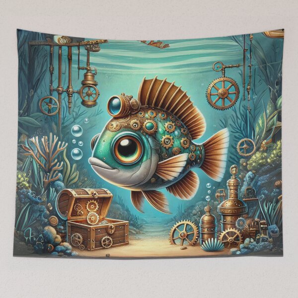 Item preview, Steampunk Keyhole Cichlid designed and sold by Sillytoe.