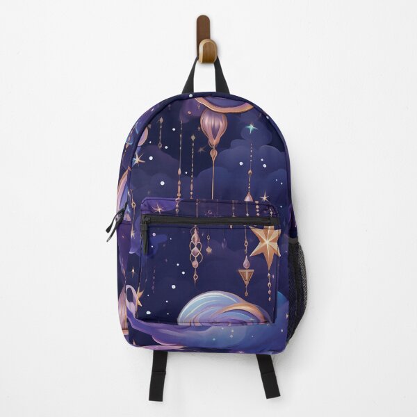 Item preview, Neon purple space galaxy planets and starry night moon designed and sold by cocomelon168.