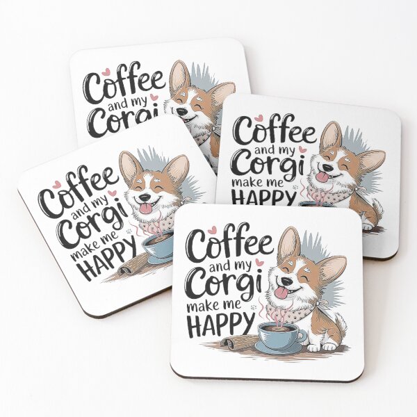 Item preview, Coffee and Corgis – A Perfect Morning Companion designed and sold by love3617.
