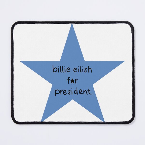 Item preview, Billie Eilish for President Blue Star designed and sold by BRITTSTICKERSS.