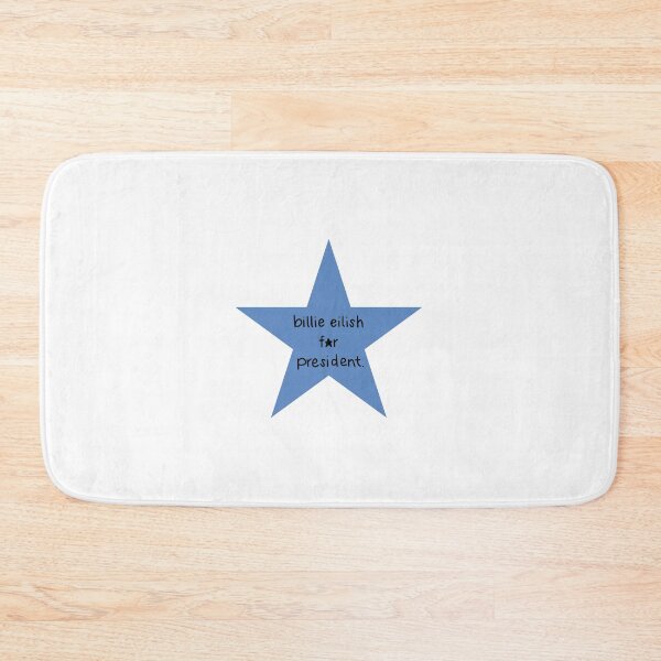 Item preview, Billie Eilish for President Blue Star designed and sold by BRITTSTICKERSS.