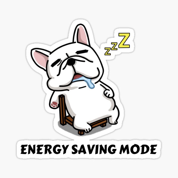 Artikel-Vorschau von Energiesparmodus schlafende französische Bulldogge, designt und verkauft von Hustlercredo.