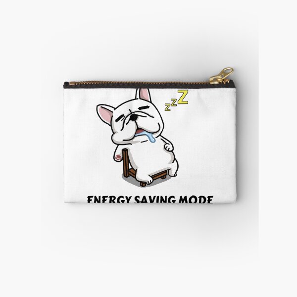 Item preview, Energy Saving Mode Sleeping French Bulldog designed and sold by Hustlercredo.