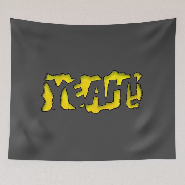 Item preview, Yellow Graffiti 'Yeah!' designed and sold by SuRReal3D.