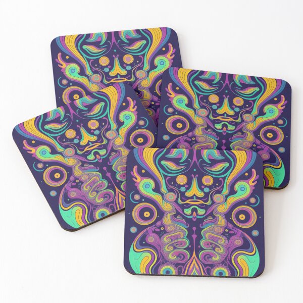 Item preview, colorful abstract designed and sold by Only Good Vibes.