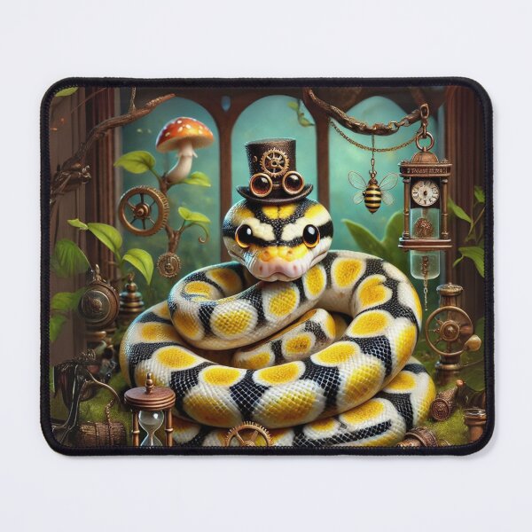 Item preview, Steampunk Killer Clown Ball Python designed and sold by Sillytoe.