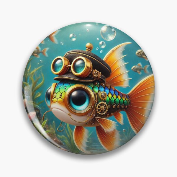Item preview, Steampunk Killifish designed and sold by Sillytoe.
