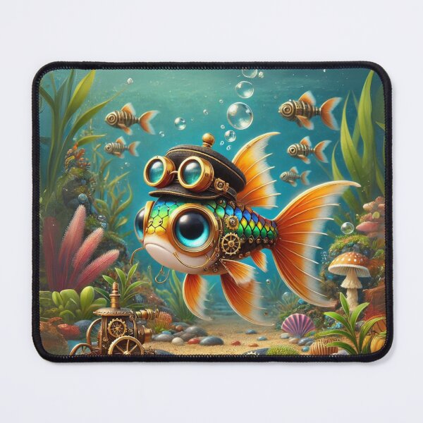 Item preview, Steampunk Killifish designed and sold by Sillytoe.