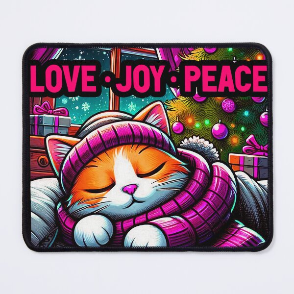 Item preview, Love Joy Peace Yellow Cat designed and sold by plushism.