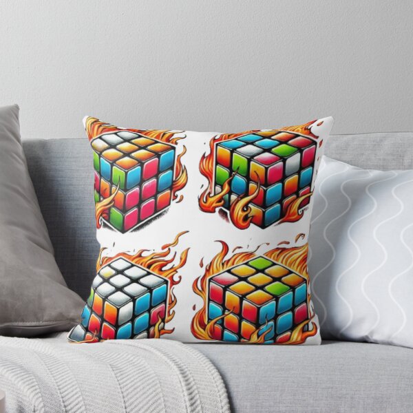 Item preview, Rubiks Cube Fire, 4 pack, Retro, designed and sold by Fleetwood1994.